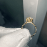 3ct Dutch Marquise Lab-Grown Diamond, 18K Gold Solitaire