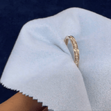 4ct Radiant Lab-grown diamond 14K Gold Solitaire