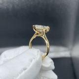 3ct Pear Lab-grown diamond 18K Gold Solitaire