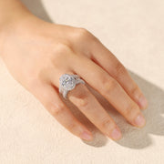 5ct Oval-Cut Prong-Set Engagement Ring