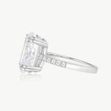 1.8ct Oval Double Claw Prongs Solitaire