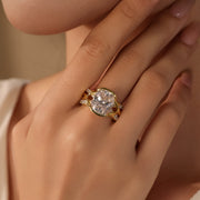 3.5ct Elongated Cushion Solitaire
