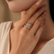 3.5ct Elongated Cushion Solitaire