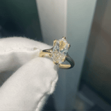 3ct Dutch Marquise Lab-Grown Diamond, 18K Gold Solitaire